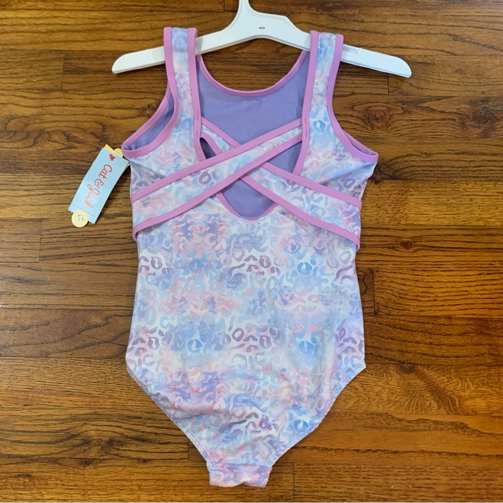 Girls Gymnastics Leopard Print Pull-On Leotard Cat & Jack Pink & Purple 
NWT NEW - Picture 8 of 16